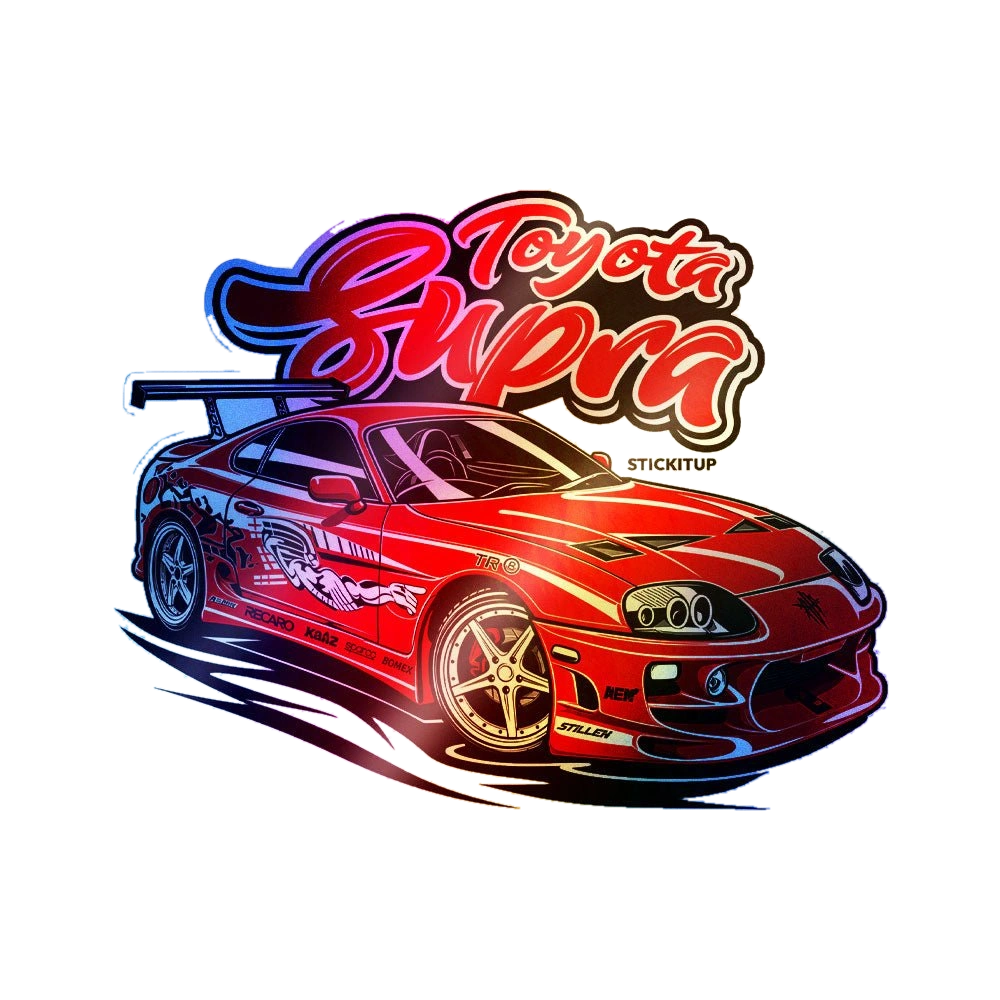 2JZ Street Legend 2.0 Holographic Stickers